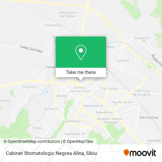 Cabinet Stomatologic Negrea Alina map