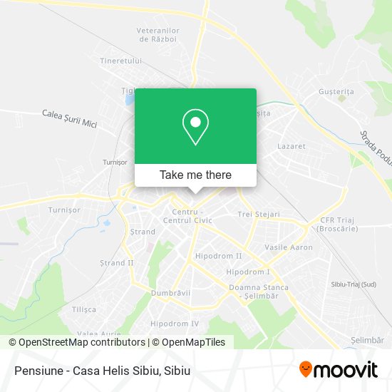 Pensiune - Casa Helis Sibiu map