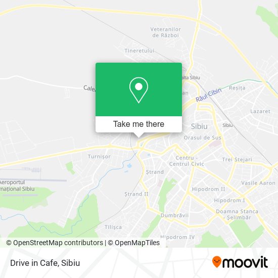 Drive in Cafe map