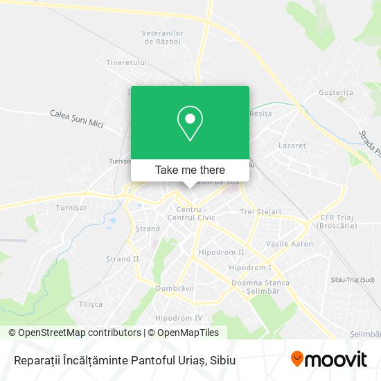 Reparații Încălțăminte Pantoful Uriaș map