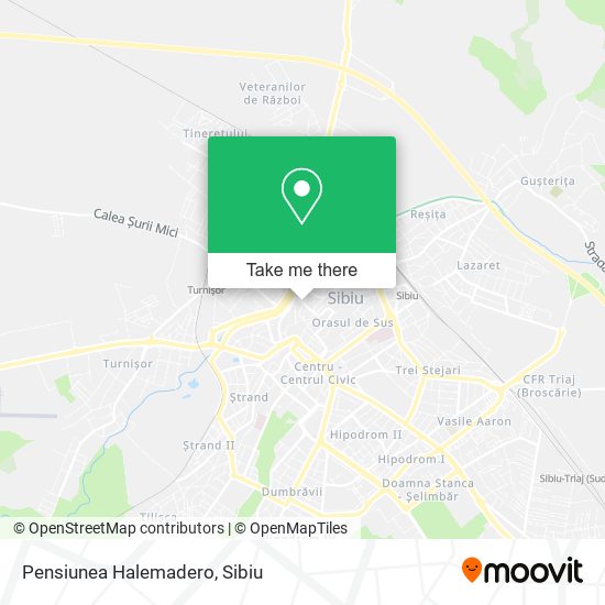 Pensiunea Halemadero map