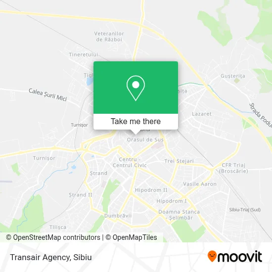 Transair Agency map