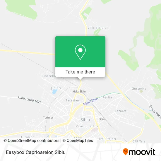 Easybox Caprioarelor map