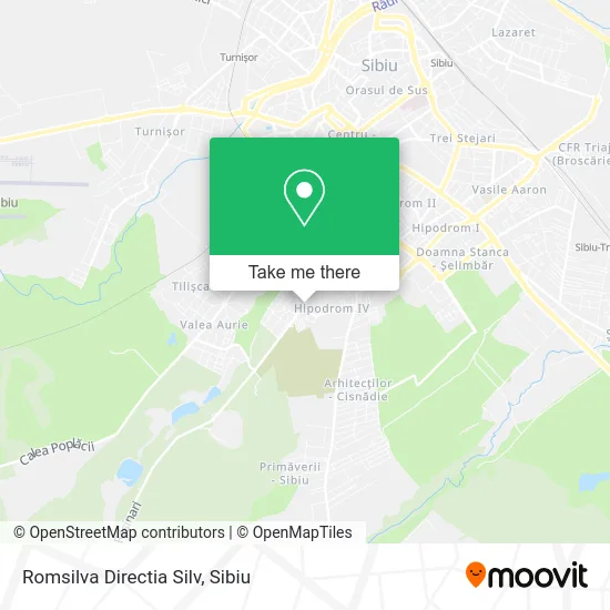 Romsilva Directia Silv map