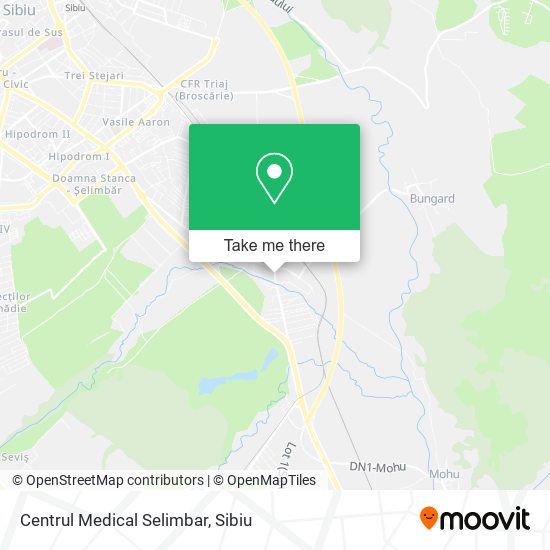 Centrul Medical Selimbar map