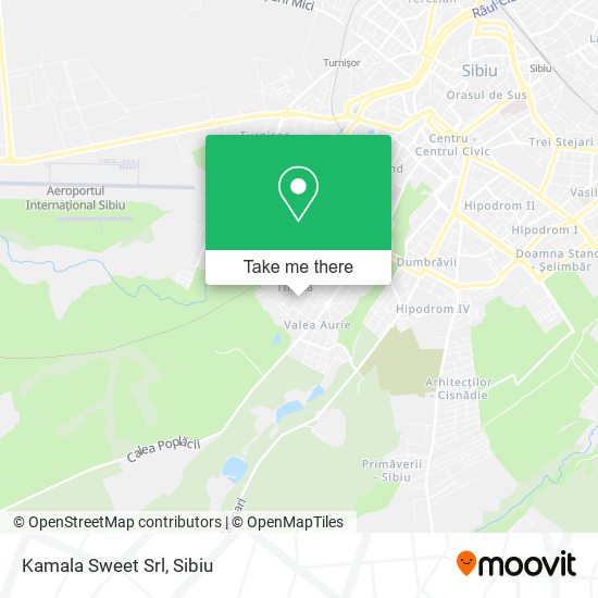 Kamala Sweet Srl map