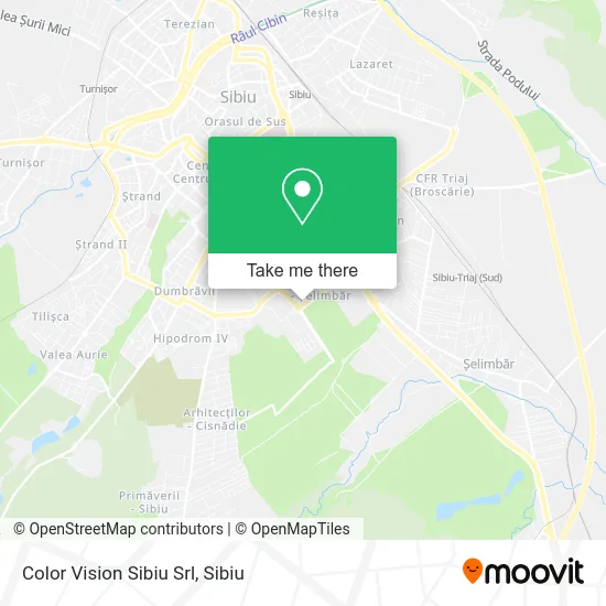 Color Vision Sibiu Srl map