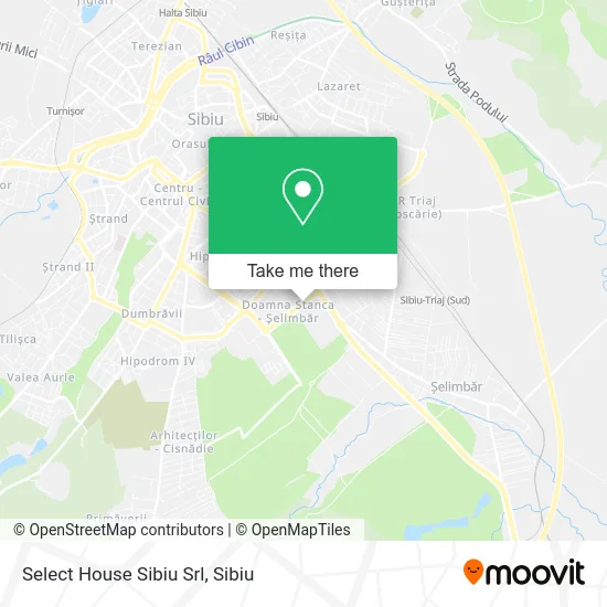 Select House Sibiu Srl map