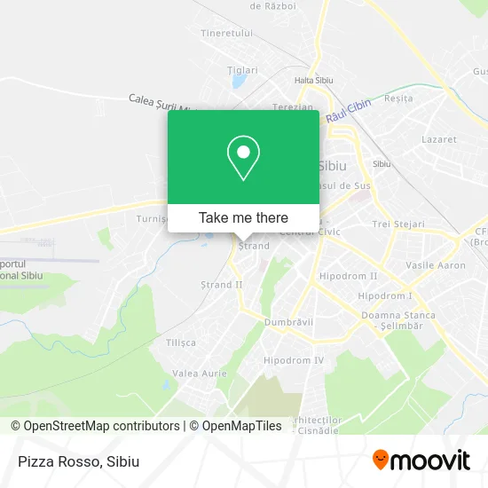 Pizza Rosso map