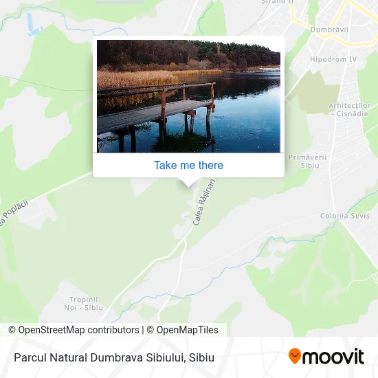 Parcul Natural Dumbrava Sibiului map