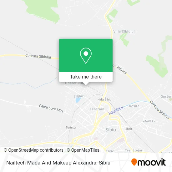 Nailtech Mada And Makeup Alexandra map