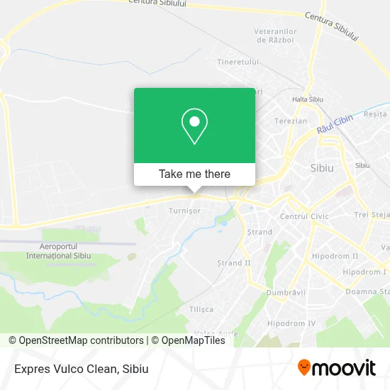 Expres Vulco Clean map