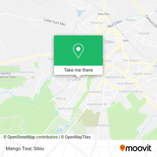 Mango Tour map