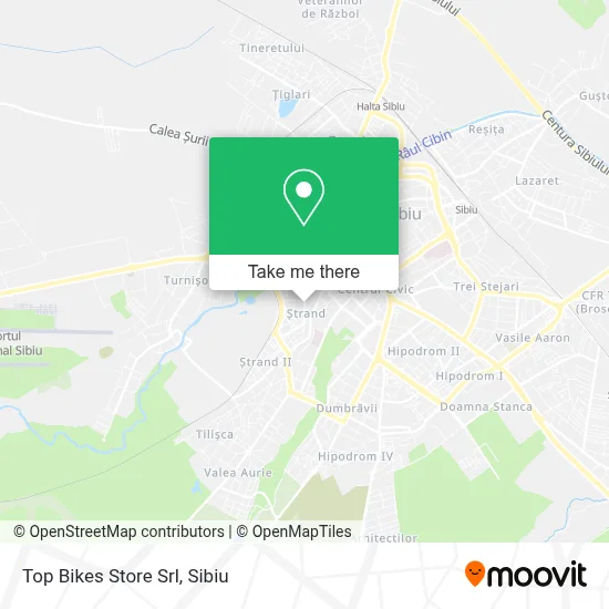 Top Bikes Store Srl map