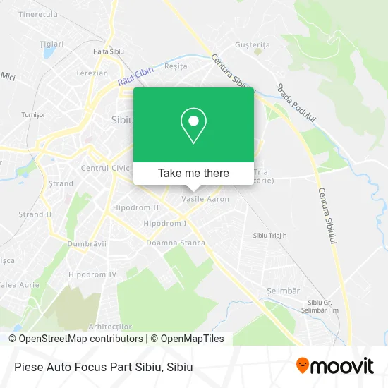 Piese Auto Focus Part Sibiu map