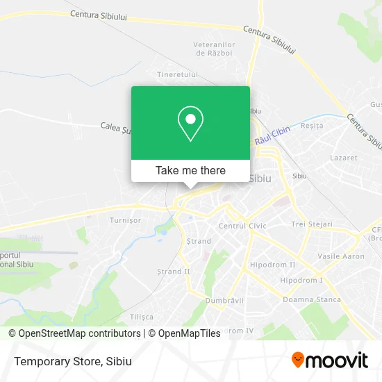 Temporary Store map