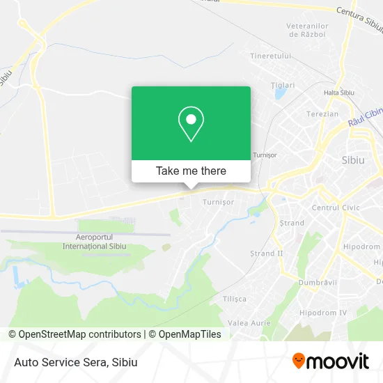Auto Service Sera map