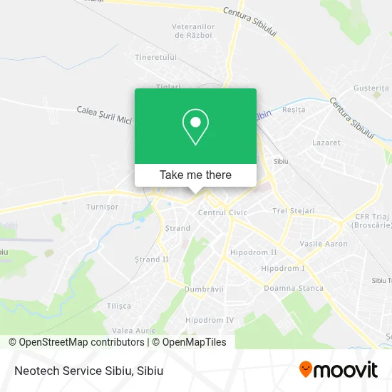 Neotech Service Sibiu map