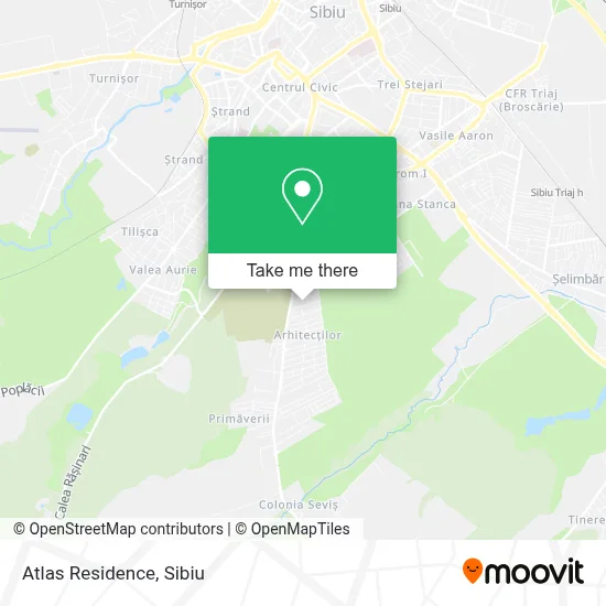 Atlas Residence map