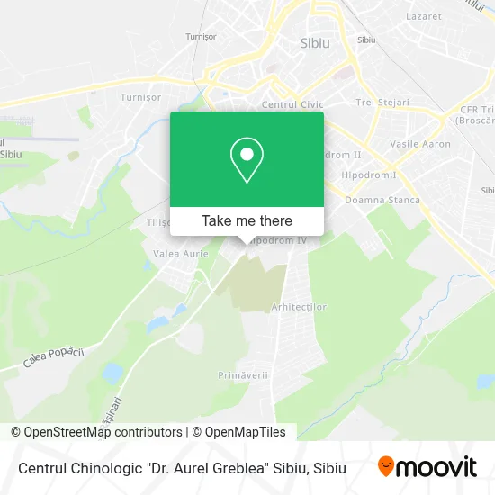 Centrul Chinologic "Dr. Aurel Greblea" Sibiu map