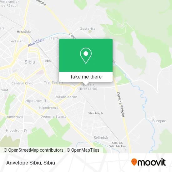Anvelope Sibiu map