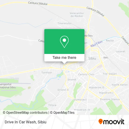 Drive In Car Wash map