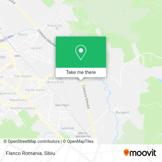 Flanco Romania map