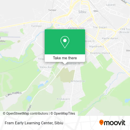 Fram Early Learning Center map