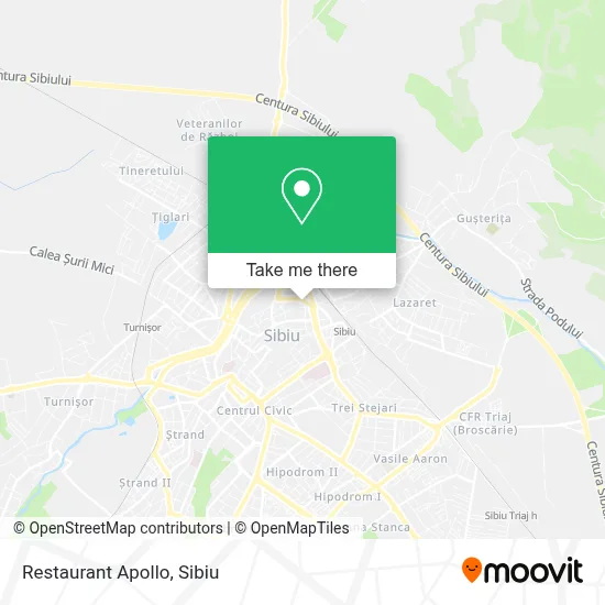 Restaurant Apollo map