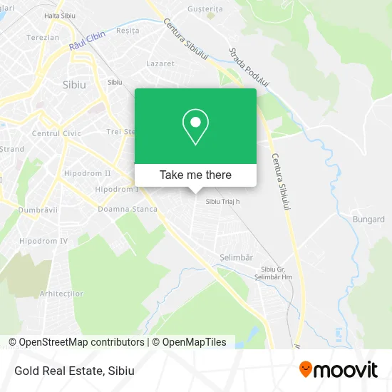Gold Real Estate map