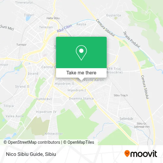 Nico Sibiu Guide map