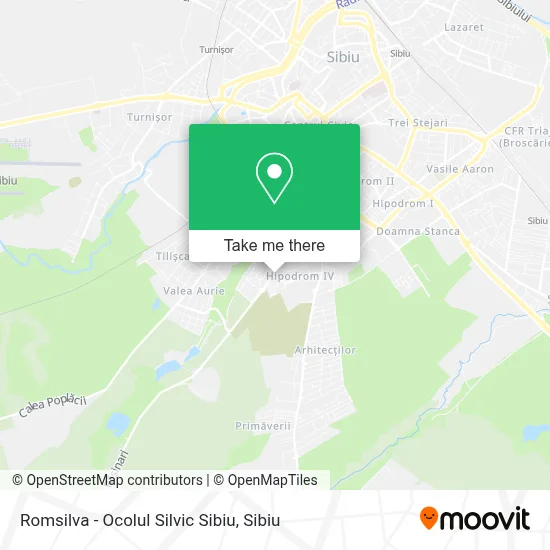 Romsilva - Ocolul Silvic Sibiu map