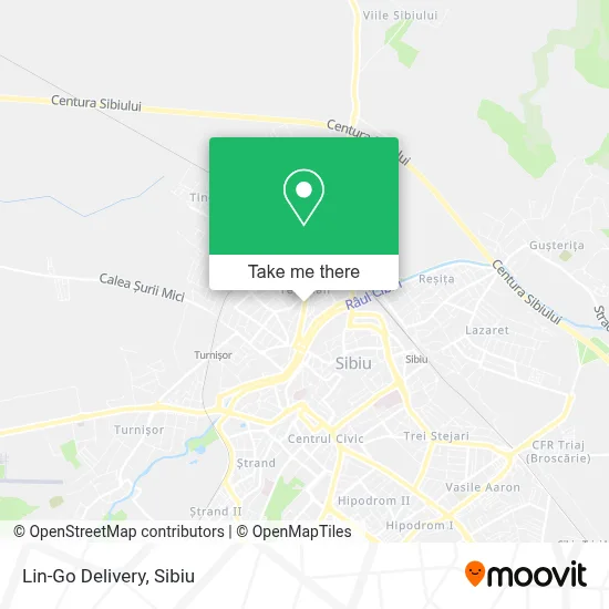 Lin-Go Delivery map