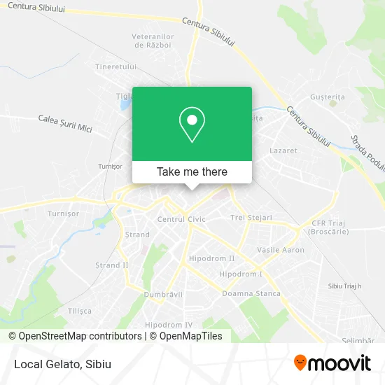 Local Gelato map