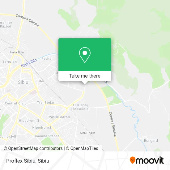 Proflex Sibiu map