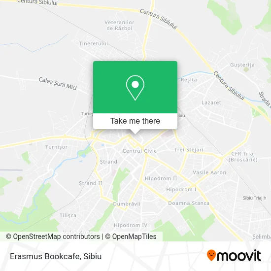 Erasmus Bookcafe map
