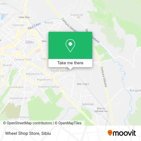 Wheel Shop Store map