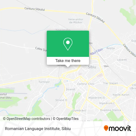 Romanian Language Institute map