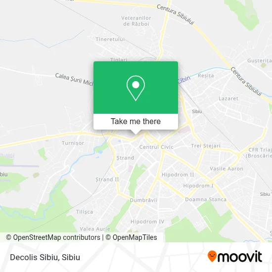 Decolis Sibiu map
