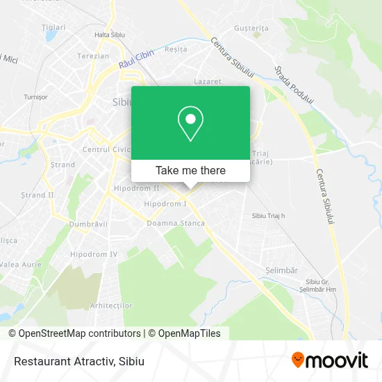 Restaurant Atractiv map