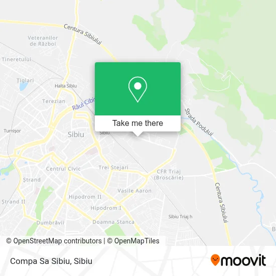 Compa Sa Sibiu map