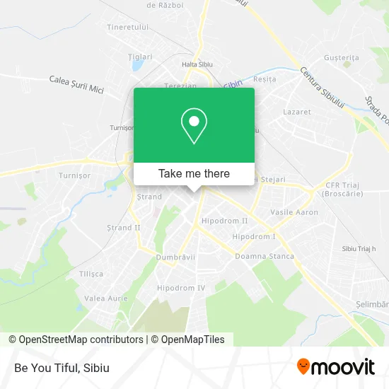 Be You Tiful map