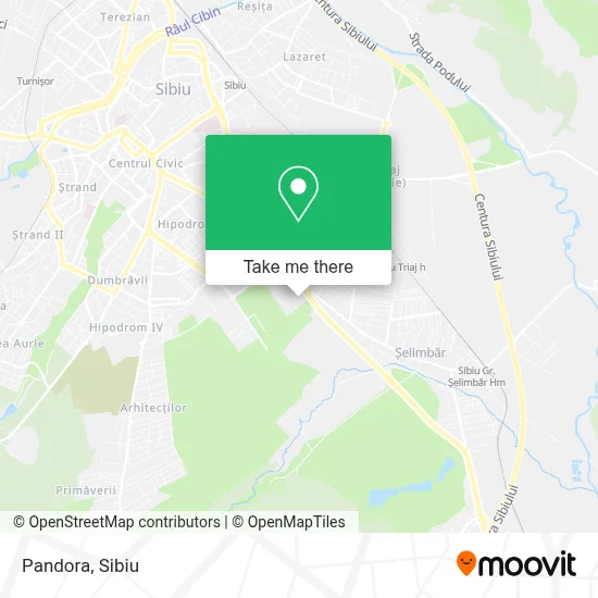 Pandora map