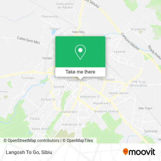 Langosh To Go map