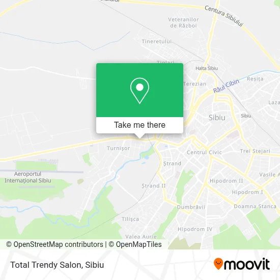 Total Trendy Salon map