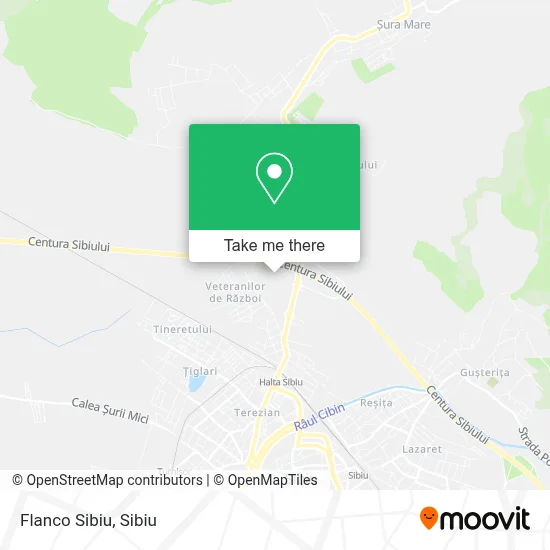 Flanco Sibiu map