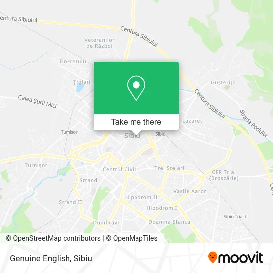 Genuine English map