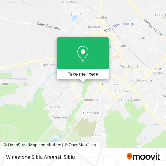 Winestone Sibiu Arsenal map