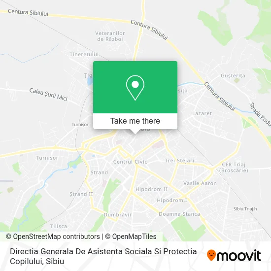 Directia Generala De Asistenta Sociala Si Protectia Copilului map