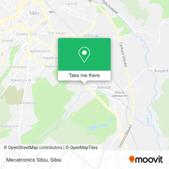 Mecatronics Sibiu map